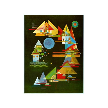 Spitzen In Bogen, c.1927 Art Print  By Wassily Kandinsky