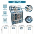 thumbnail image 6 of Ocean Set Sail Table Runner 108 Inches, Sailboat Sea Waves Blue Coral Coastal Starfish Bed Runner Dresser Scarves Tabletop for Indoor Outdoor Parties/Ceremony/Banquet, 13"x 108", 6 of 9
