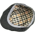 thumbnail image 6 of Herringbone Applejack Wool Blend Newsboy Gatsby Ivy Hat Golf Driver Ascot, 6 of 6