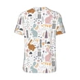 thumbnail image 3 of Rocae Fall Rabbit for Breathable Men's Baseball T-Shirt Fashionable Casual Baseball Jersey, Moisture-wicking Sportswear Small, 3 of 9
