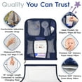 thumbnail image 6 of Nasteri Baby Gear Extra Large Portable Diaper Changing Pad with Memory Foam Pillow & Insulated Bottle Bag – Waterproof Portable Baby Changing Station for Girls & Boys - Navy, 6 of 7