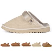 Gezolligheid Fashion Women's Clogs Slippers Casual Non Slip Sandals Adjustable Comfort Clogs Sandals Women's Mules and Clogs Warm Outdoor Indoor Use(Brown-43)