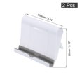 thumbnail image 2 of Uxcell Cell Phone Stand, Multi Angle Tablet Stand, Universal Phone Stand, White 2 Pack, 2 of 6