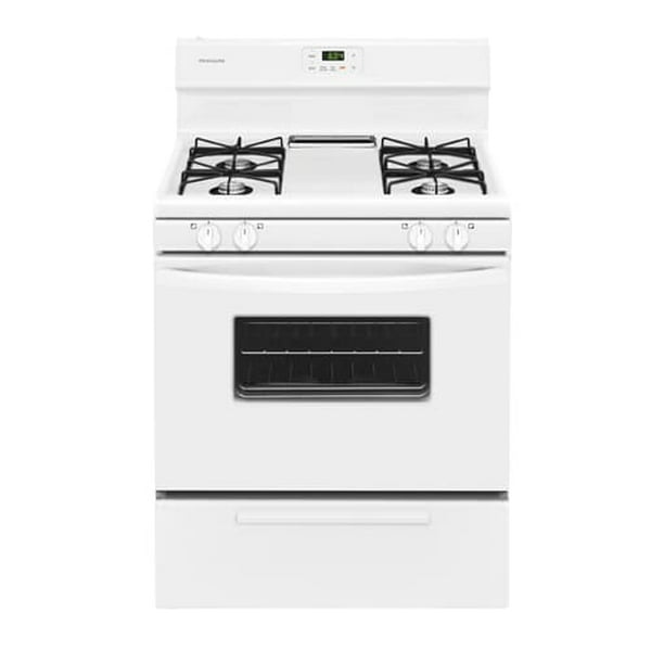 Frigidaire FFGF3012TW 30 Inch Gas Freestanding Range White Walmart