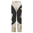 thumbnail image 6 of Koi Fish Circle Art Print Winter Female Pants Flannel High Waist Women Pants Lady Warm Straight Leg Plush Trousers, 6 of 7