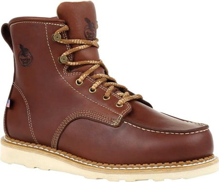gravel gear moc toe wedge work boots