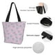 thumbnail image 4 of Balery Flamingo Bolsa de Hombro con Diseño, Bolsa Grande y Duradera, Bolsa Versátil para Compras, 4 of 6