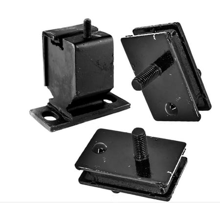 4M Auto Parts Front Left Front Right Engine Mounts & Rear Transmission Mount 3PCS Parts 2266 2266 2272