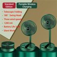 thumbnail image 1 of QINXIN Handheld Mini Fan Usb Charging 3-speed Adjustable Telescopic Folding 2000mah Large Capacity Battery Electric Fan, 1 of 7