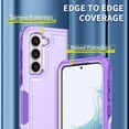 thumbnail image 6 of Allytech Rugged Hybrid Case for Samsung Galaxy S23 FE, Heavy Duty [Support Wireless Charging] [Soft TPU + Hard PC] Anti-Scratch Non-Slip Shockproof Protective Case for Samsung Galaxy S23 FE, Purple, 6 of 8