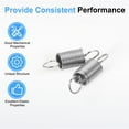 thumbnail image 4 of 15Pcs 0.3x3x10mm Extended Tension Spring, 304 Stainless Steel Extension Spring Steel Dual Hook Compression Springs for Machinery Construction Industrial, Home Repairs, Silver, 4 of 4