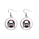 thumbnail image 1 of Decoracion diseño esqueleto pirata Pendientes pendientes de plata colgantes joyas señora Unbranded M, 1 of 3