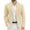 Light Khaki, variant on COOFANDY Mens Plaid Blazer Casual Sports Coat Stylish Sports Jackets Notch Lapel Knit Suit Jacket