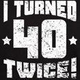 thumbnail image 3 of CafePress - I Turned 40 Twice! 80Th Birthday T Shirt - Men's Classic Graphic Cotton T-Shirt, 3 of 4