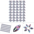 thumbnail image 5 of Paquete de 200 cuentas de resina acrílica planas para coser, cristales brillantes con agujero, accesorios para manualidades (n.° 3), 5 of 5