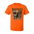 thumbnail image 2 of Wild Bobby, Biker Forever American Eagle Live To Ride Cars and Trucks Men's Graphic T-Shirt, Orange, 3XL, 2 of 3