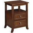 thumbnail image 2 of Pemberly Row End Table Nightstand Bedside Square in Wood - Espresso, 2 of 3