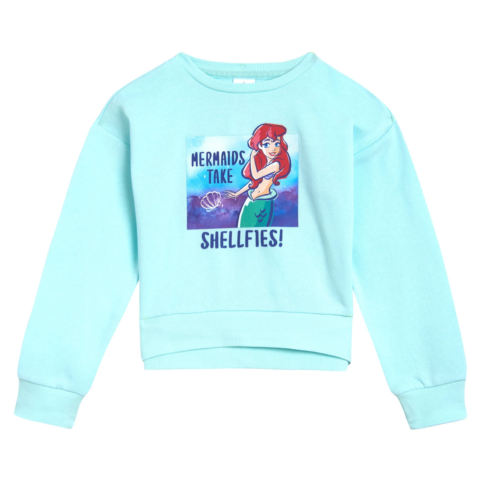 Disney Princess Ariel Fleece Sweatshirt and Leggings Outfit Set Toddler to Big Kid