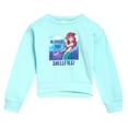 thumbnail image 4 of Disney Princess Ariel Fleece Sweatshirt and Leggings Outfit Set Toddler to Big Kid, 4 of 5