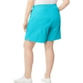 thumbnail image 2 of Women's Plus-Size Cotton Jersey Pocket Shorts J345, 2 of 3
