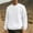 c01White, variant on LNWUY Mens Crewneck Pullover Sweaters Business Casual Long Sleeve Slim Fit Sweater Chunky Cable Knit Sweater Top Black L
