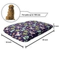 thumbnail image 2 of Cartoon Pet Bed, Fun Unicorns Galloping in Forest Butterflies Birds Celebration, Chew Resistant Pad for Dogs and Cats Cushion with Removable Cover, 24" x 39", Multicolor, by Ambesonne, 2 of 4