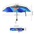 thumbnail image 2 of Super Kitties Travel Essentials Umbrella Windproof Compact Collapsible Light, Automatic, Strong And Portable, Wind Resistant Folding Small Umbrella for Rain, 2 of 8