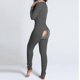 thumbnail image 2 of Butt Flap Lingerie Jumpsuit Women Onesie Pajamas Back Button-down Bodycon Nightwear Adults Onesies Combinaison Pyjama Femme Sugoumei, 2 of 4