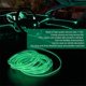 thumbnail image 3 of Bande LED 5 m/16,4 pi pour voiture, éclairage d'ambiance lumineux pour allume-cigare, éclairage d'intérieur de voiture, DC 12 V, vert, 3 of 4