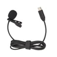 thumbnail image 4 of Micrófono lavalier inalámbrico, metal -34db sensibilidad de solapa inalámbrica micrófono tipo C 60db SNR para vlogging, 4 of 7