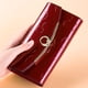 thumbnail image 5 of Cartera de cuero Sonducket para mujer con bolsillo con cremallera color sólido, 5 of 6