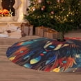 thumbnail image 6 of Picia Mystic Wolf Dreamcatcher Print Christmas Tree Skirt , Christmas Tree Skirt Ornaments for Merry Christmas Holiday Party Decorations Indoor Outdoor-48", 6 of 7