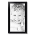 thumbnail image 2 of ArtToFrames 11" x 20" Satin Black Bull Nose Picture Frame, 11x20 inch Black Wood Poster Frame (WOM-1417), 2 of 7