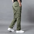thumbnail image 5 of Mens Hiking Cargo Work Pants Cooling Quick Dry Tactical Pant Water Resistant Lightweight Outdoor Fishing Pants with Multi Pocket Army Green, 5 of 8