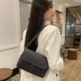 thumbnail image 4 of LNGOOR Women‘s Cow Leather Square Handbag Solid Versatile Head Layer Cowhide Multi Compartment Single Shoulder Bag Luxury Underarm Bag, 4 of 7