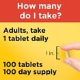thumbnail image 4 of Nature Made Vitamin C 1000 mg, 100 Tablets, Helps Support the Immune System, 4 of 16