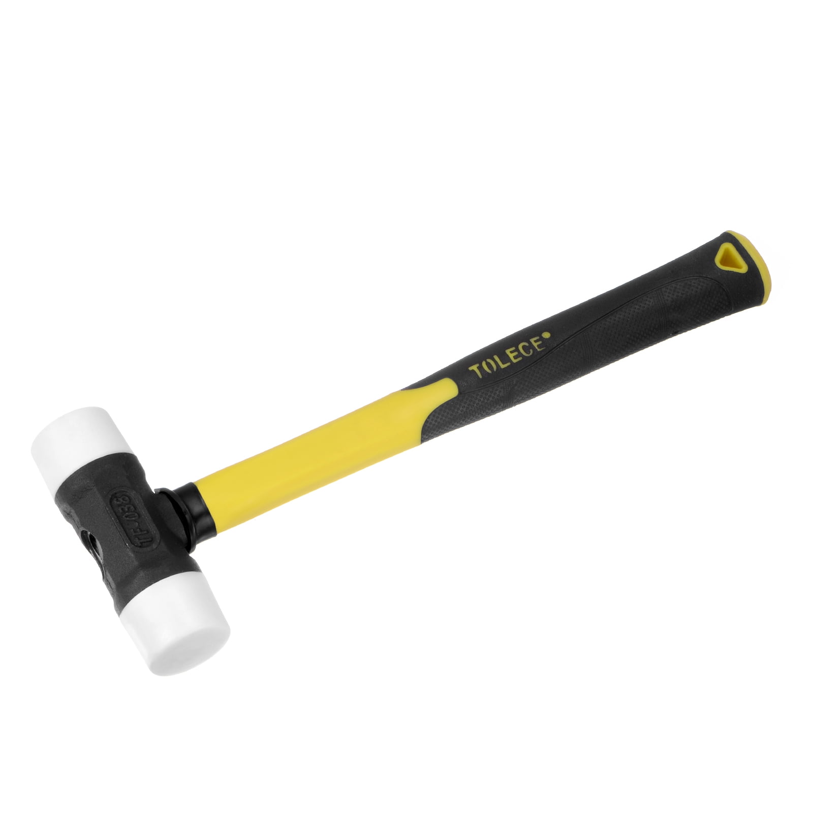 Uxcell Rubber Mallet Hammer 22oz 38mm Dia Double-Faced Soft Nylon Installation Hammers