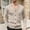 Beige, variant on DPTALR Men's Cardigan V-Neck Sweater Classic Casual Knitwear with Buttons Dark Gray,XL