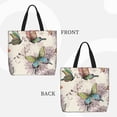 thumbnail image 3 of Xecao Flying Butterflies-1 for Tote Bag: spacious with inner pockets, ideal for work, shopping, or travel., 3 of 9