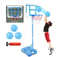 thumbnail image 1 of Minicanasta de baloncesto ShyLizard Kids ajustable entre 1,1 y 1,9 m, color azul, 1 of 7