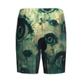 thumbnail image 2 of Lsque Eyes Watching In The Dark Mens Sleep Pajama Shorts,Short Pajama Pants, Cotton Ultra-Soft Knit-4X-Large, 2 of 9