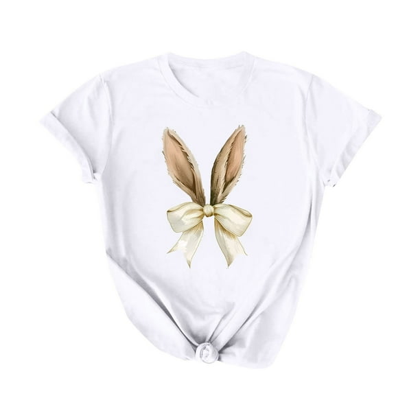 Mujeres Pantalones Cortos de Manga Corta Impresa Floral Cuello Redondo Superior / Camisa Poliéster, Blusa Casual de Moda para el Uso Diario Del Hogar