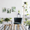 thumbnail image 4 of Visual Art Decor Boho Wall Art Bohemian Wall Decor Bathroom Art Wall Decor Boho Decor Framed Canvas Artwork Ready to Hang (Sage Green)12x16inchx3 Pieces, 4 of 11