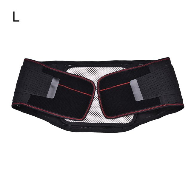 Faja de soporte para la cintura con masaje térmico y confort para aliviar la fatiga y el dolor de espalda, talla L
