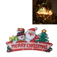 thumbnail image 4 of Luz De Decoración De Ventana De Papá Noel, Luz De Navidad Holográfica Iluminada Para Fiesta De Navidad Para Decoración De Tienda ANGGREK Otros, 4 of 8