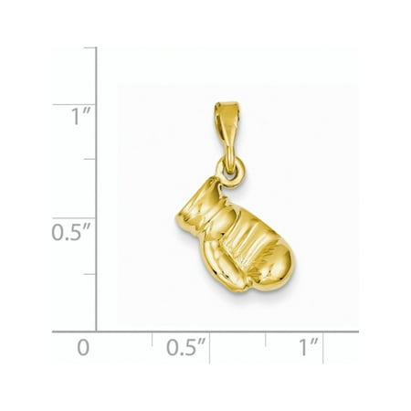 14k Yellow Gold Boxing Glove 10x22mm Pendant Charm Canada - 14k Gold Boxing Glove Pendant 14k Yellow Gold Boxing Glove 10x22mm Pendant Charm Canada - 14k Gold Boxing Glove Pendant