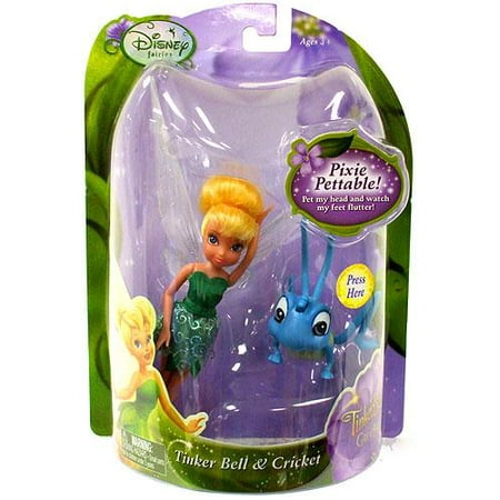 Disney Fairies Tinker Bell &amp; Cricket 4&quot; Figures, 2 Pack