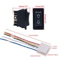 thumbnail image 4 of HUGFEGWE 2Pcs 5 Pin Car Window Switch 12V 20A Control Power Window Lift Momentary Rocker Switch with Wiring Harness K-011-JT-X AZ824-19714, 4 of 5