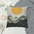 thumbnail image 2 of COMIO  Boho Moon Mountain Pillow Cover,Boho Rainbow Pillow Cover,Pillows Decor for Nursery Book Center Calming Corner Girls Kids Room, 2 of 5