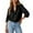 Black, variant on WTOBBY Women's Denim Long Sleeve Shirt with Pocket, Casual Comfort Fit Top, Classic Button Front Blouse, Versatile Fall Layering Piece,Black L